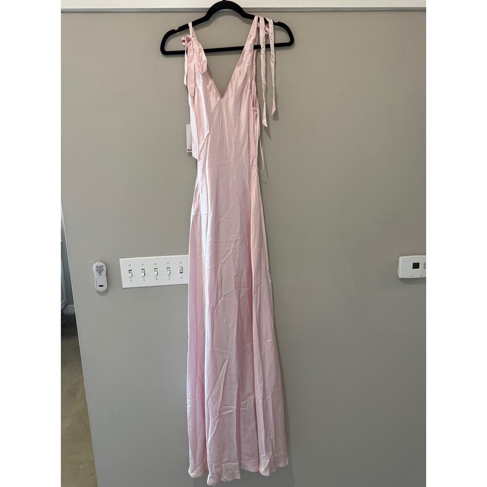 New Reformation Pernille Silk Dress - Picture 3 of 6